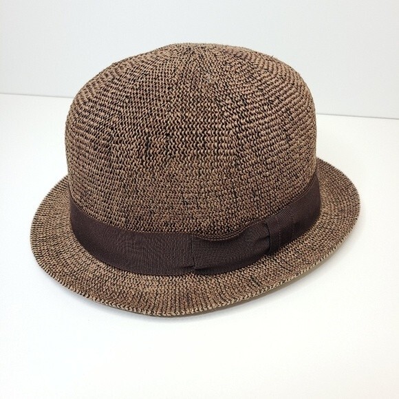 Castano Brown Fedora Straw Hat - Picture 1 of 11